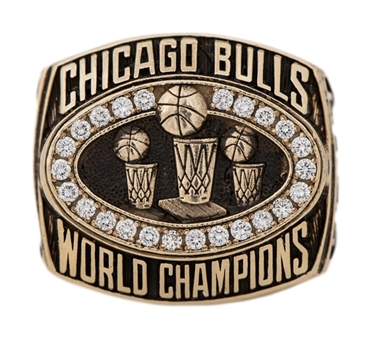1992-93 Chicago Bulls NBA Championship Michael Jordan Finals MVP Ring